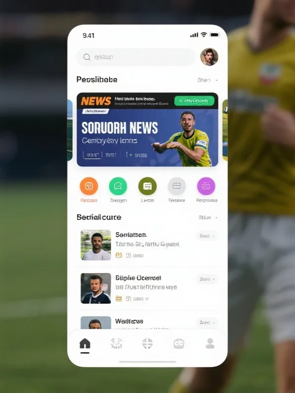 个性化资讯界面